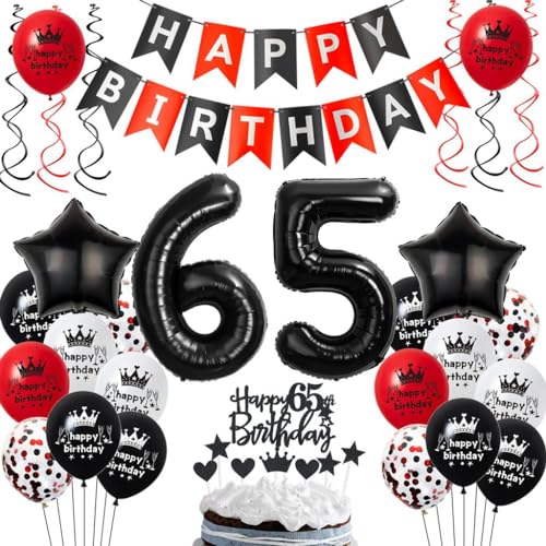 Luftballons 65. Geburtstagsdeko Rot Schwarz, 65 Jahre Schwarz Rot Geburtstag Partydekoration, 65. Luftballons Geburtstag Rot Schwarz, Ballons 65 Jahre Mann Frau, 65. Geburtstag Party Deko Luftballons 65. Geburtstagsdeko Rot Schwarz, 65 Jahre Schwarz Rot Geburtstag Partydekoration, 65. Luftballons Geburtstag Rot Schwarz, Ballons 65 Jahre Mann Frau, 65. Geburtstag Party Deko von Haosell