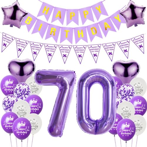 Luftballons 70. Geburtstag Dekoration Lila, 70. Geburtstag Dekoration Frau, Ballons Geburtstag 70 Zahl Lila, Frauen 70. Geburtstag Party Deko, Ballon 70. Geburtstag Frau lila, Deko 70. Ballon Luftballons 70. Geburtstag Dekoration Lila, 70. Geburtstag Dekoration Frau, Ballons Geburtstag 70 Zahl Lila, Frauen 70. Geburtstag Party Deko, Ballon 70. Geburtstag Frau lila, Deko 70. Ballon von Haosell