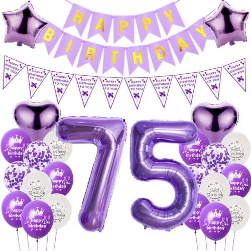 Luftballons 75. Geburtstag Dekoration Lila, 75. Geburtstag Dekoration Frau, Ballons Geburtstag 75 Zahl Lila, Frauen 75. Geburtstag Party Deko, Ballon 75. Geburtstag Frau lila, Deko 75. Ballon Luftballons 75. Geburtstag Dekoration Lila, 75. Geburtstag Dekoration Frau, Ballons Geburtstag 75 Zahl Lila, Frauen 75. Geburtstag Party Deko, Ballon 75. Geburtstag Frau lila, Deko 75. Ballon von Haosell