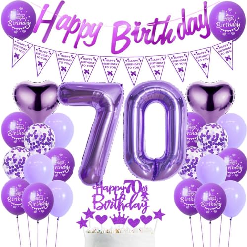 Luftballons Geburtstag 70. Frau Lila, 70. Geburtstag Dekoration Frauen, Luftballons 70. Geburtstag Dekoration Lila,Deko 70. Geburtstag Frau, Lila Ballon Geburtstagdeko 70 Jahre Frauen Luftballons Geburtstag 70. Frau Lila, 70. Geburtstag Dekoration Frauen, Luftballons 70. Geburtstag Dekoration Lila,Deko 70. Geburtstag Frau, Lila Ballon Geburtstagdeko 70 Jahre Frauen von Haosell
