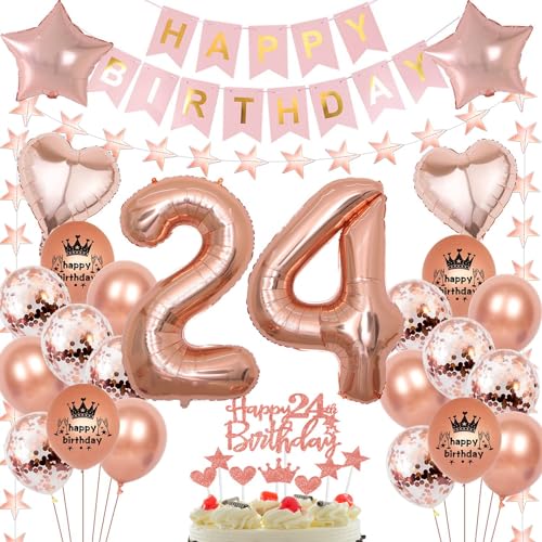 Rosegold Luftballon 24 Geburtstag Frau, 24 Jahr Geburtstag Frau, Ballon 24. Geburtstag Rosegold, Geburtstagsdeko 24 Jahr Rosegold, Frauen Deko 24. Geburtstag, Roségold 24. Party Ballons Rosegold Luftballon 24 Geburtstag Frau, 24 Jahr Geburtstag Frau, Ballon 24. Geburtstag Rosegold, Geburtstagsdeko 24 Jahr Rosegold, Frauen Deko 24. Geburtstag, Roségold 24. Party Ballons von Haosell