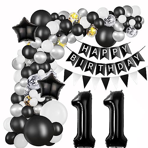 Schwarz 11. Geburtstag Dekoration Ballon 11 Jahre Junge 11 Geburtstag Deko Mädchen Luftballon 11. Geburtstag Silber Schwarz Geburtstagsdeko 11 Jahre Mädchen Junge 11 Ballon Girlande Silber Schwarz Schwarz 11. Geburtstag Dekoration Ballon 11 Jahre Junge 11 Geburtstag Deko Mädchen Luftballon 11. Geburtstag Silber Schwarz Geburtstagsdeko 11 Jahre Mädchen Junge 11 Ballon Girlande Silber Schwarz von Haosell