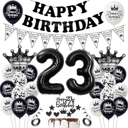 Schwarz 23. Geburtstagsdeko,Schwarz Ballon 23. Geburtstag Dekoration, Geburtstag 23 Jahre Mann Schwarz,Tortendeko 23. Geburtstag,Geburtstagsdeko 23 Jahre Frau, Luftballon 23. Geburtstagdeko Schwarz 23. Geburtstagsdeko,Schwarz Ballon 23. Geburtstag Dekoration, Geburtstag 23 Jahre Mann Schwarz,Tortendeko 23. Geburtstag,Geburtstagsdeko 23 Jahre Frau, Luftballon 23. Geburtstagdeko von Haosell