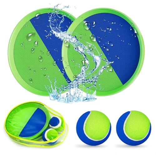 Haoutdory Klettballspiel Klettball Kinder,Strandspielzeug Strandspiele Wurfspiel Kinder,Wasserdicht Wurf Spiel,Family Toy Strand für Junge Mädchen ab 3 4 5 6 7 8 9 Jahren Geschenke Haoutdory Klettballspiel Klettball Kinder,Strandspielzeug Strandspiele Wurfspiel Kinder,Wasserdicht Wurf Spiel,Family Toy Strand für Junge Mädchen ab 3 4 5 6 7 8 9 Jahren Geschenke von Haoutdory