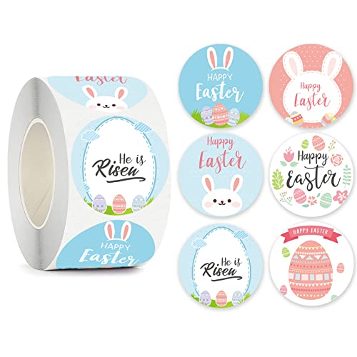 500 Stück Oster-Aufkleber, niedliches selbstklebendes Siegeletikett zum Backen von Geschenktüten, handgefertigte Verpackungen, kleine Geschäfte, Osteraufkleber für Scrapbooking 500 Stück Oster-Aufkleber, niedliches selbstklebendes Siegeletikett zum Backen von Geschenktüten, handgefertigte Verpackungen, kleine Geschäfte, Osteraufkleber für Scrapbooking von Haoyull
