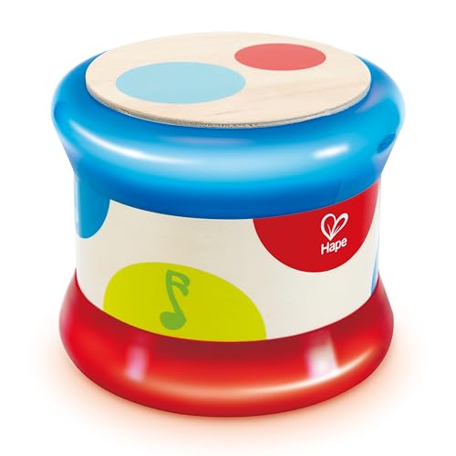 Hape Baby-Trommel | Rollendes Musikspielzeug für Kleinkinder zum Erlernen von Rhythmus und unterschiedlichen Klängen, batteriebetrieben, ab 6 Monaten Hape Baby-Trommel | Rollendes Musikspielzeug für Kleinkinder zum Erlernen von Rhythmus und unterschiedlichen Klängen, batteriebetrieben, ab 6 Monaten von Hape