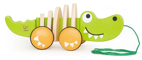 Hape Nachziehspielzeug Krokodil Croc aus Holz, ab 12 Monaten von Hape