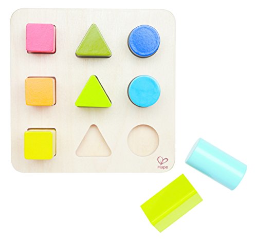 Hape E0426 - Farben- und Formensortierer, Lernspielzeug, aus Holz, ab 18 Monate von Hape