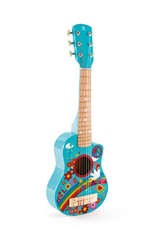 Hape Gitalele "Flower-Power", Spielzeug Musikinstrument für Kinder ab 3 Jahre von Hape