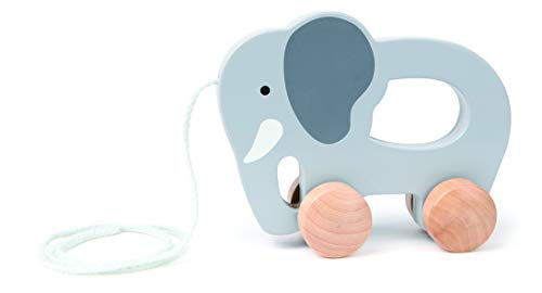 Hape Nachzieh-Elefant aus Holz, Schiebe- und Ziehspielzeug für Kleinkinder ab 12 Monaten Hape Nachzieh-Elefant aus Holz, Schiebe- und Ziehspielzeug für Kleinkinder ab 12 Monaten von Hape