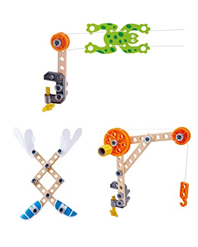 Hape Junior Inventor Bausatz für Tüftler Experimentierset, Mint-Spielzeug, ab 4 Jahre von Hape