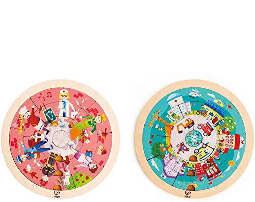 Hape E1624 Carousel Jigsaw Puzzle, Colourful von Hape