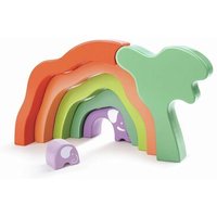 HAPE E0489 Stapelblöcke Elefanten-Safari HAPE E0489 Stapelblöcke Elefanten-Safari von Hape