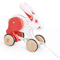 HAPE E0918 Play Essentials Nachzieh-Hase aus Holz von Hape