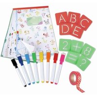 HAPE E1070 ABC und Zahlen Schablonen von Hape