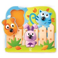 HAPE E1309 Knopfpuzzle Haustiere von Hape