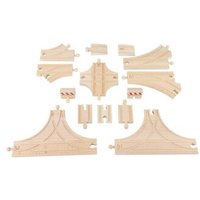HAPE E3708 Schienenbauset Wechsel & Weichen von Hape