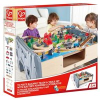 HAPE E3766 70-teilige Zuglandschaft mit batteriebetriebener Lokomotive von Hape
