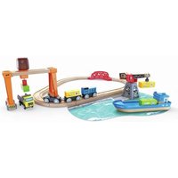 HAPE E3791 Abladen und Aufladen im Hafen Set von Hape