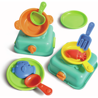HAPE E4106 Sandküche - Spielset zum Kochen von Hape