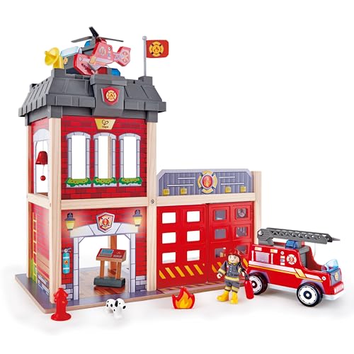 Hape Großstadt-Feuerwache Spieleset Holz für Kinder ab 3 Jahren Hape Großstadt-Feuerwache Spieleset Holz für Kinder ab 3 Jahren von Hape