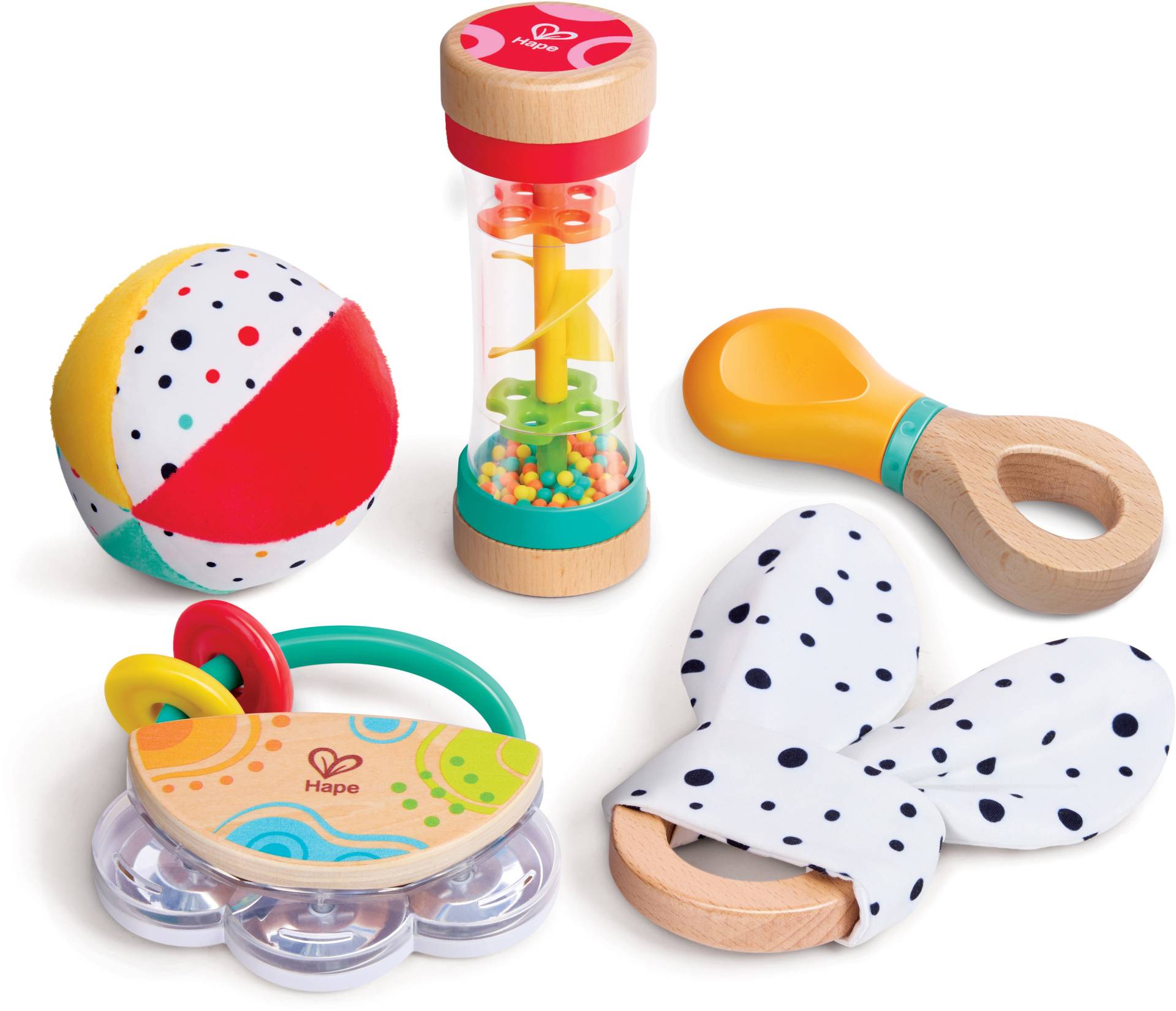 Hape 5-in-1 Sensorik-Set Baby Hape 5-in-1 Sensorik-Set Baby von Hape
