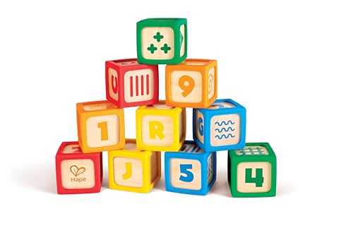 Hape ABC-Spielsteine, 10-teiligen Holzbaustein-Set, Bauklötze, ab 6 Monaten Hape ABC-Spielsteine, 10-teiligen Holzbaustein-Set, Bauklötze, ab 6 Monaten von Hape
