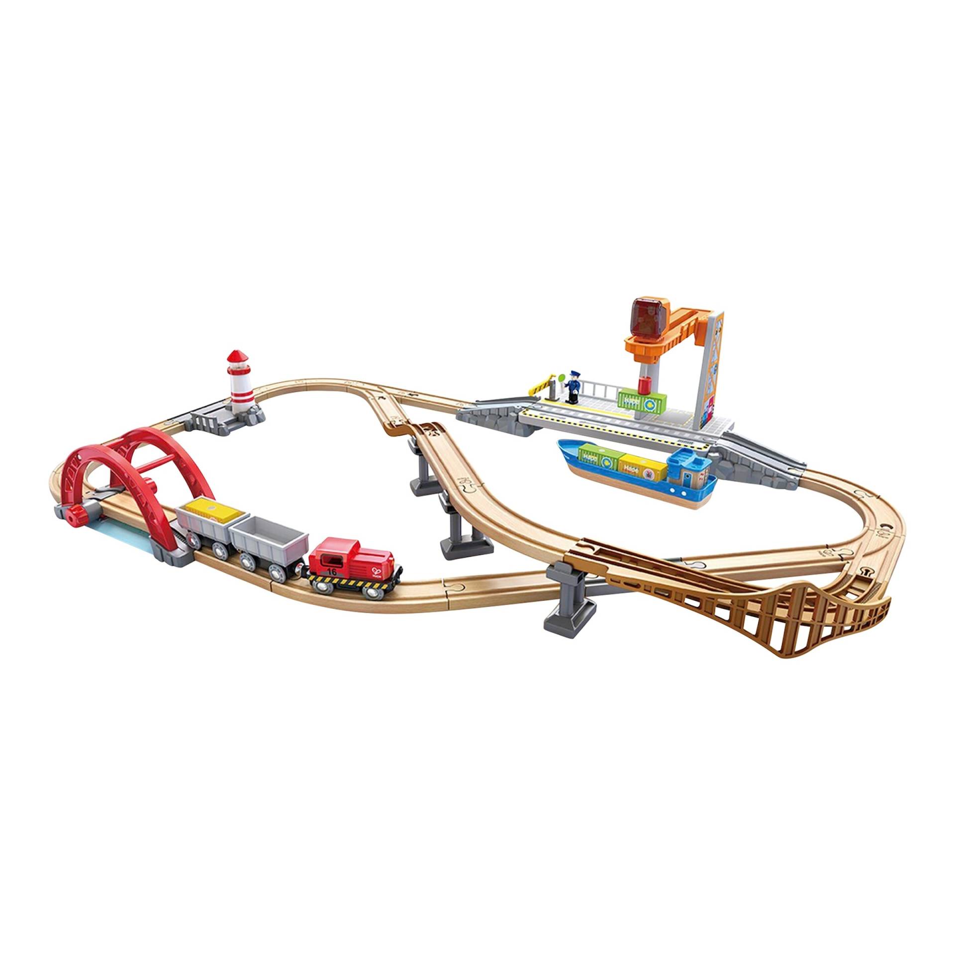 Hape Bahn- und Seefracht Set Hape Bahn- und Seefracht Set von Hape