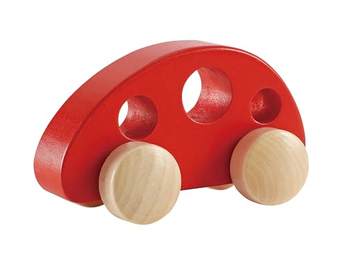 Hape E0052 - Minivan, Holzspielzeug, rot von Hape