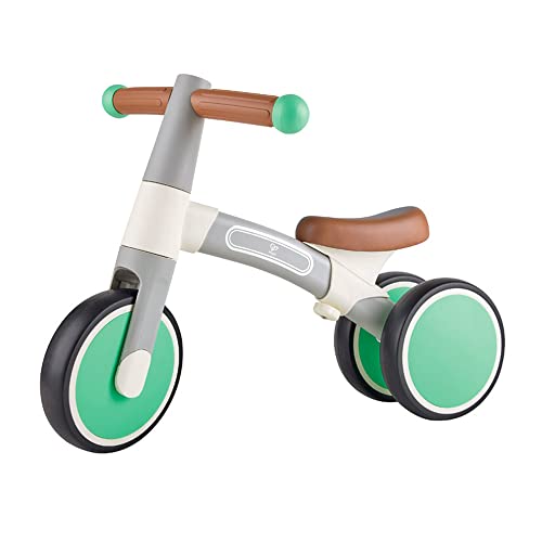 Verstellbares Balance-Dreirad von Hape hellgrau-mintgrün mitwachsend ab 12 Monaten von Hape