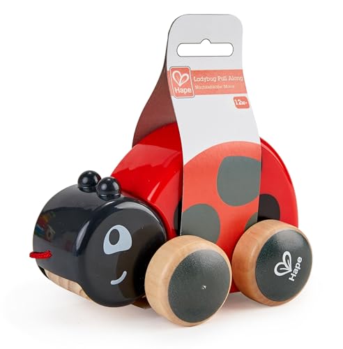 Hape Nachziehkäfer Marie aus Holz, Ziehspielzeug für Kinder ab 12 Monaten Hape Nachziehkäfer Marie aus Holz, Ziehspielzeug für Kinder ab 12 Monaten von Hape