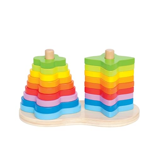 Hape E0406 - Regenbogen Steckspiel von Hape