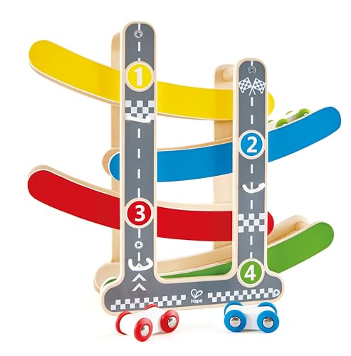 Hape E0438 - Flickflack-Rennbahn, Holzspielzeug von Hape