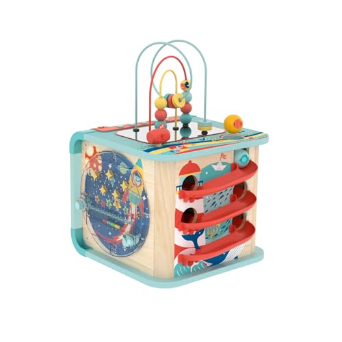 Hape E1073 Motorikwürfel, Mehrfarbig von Hape