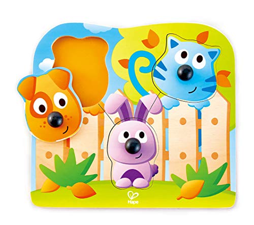 Hape E1309 Knopfpuzzle Haustiere von Hape