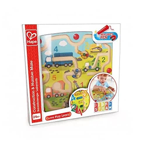 Hape Baufahrzeuge-Labyrinth Magnetlabyrinth, Magnetspiel, fördert u. a. die Feinmotorik, ab 24 Monaten Hape Baufahrzeuge-Labyrinth Magnetlabyrinth, Magnetspiel, fördert u. a. die Feinmotorik, ab 24 Monaten von Hape