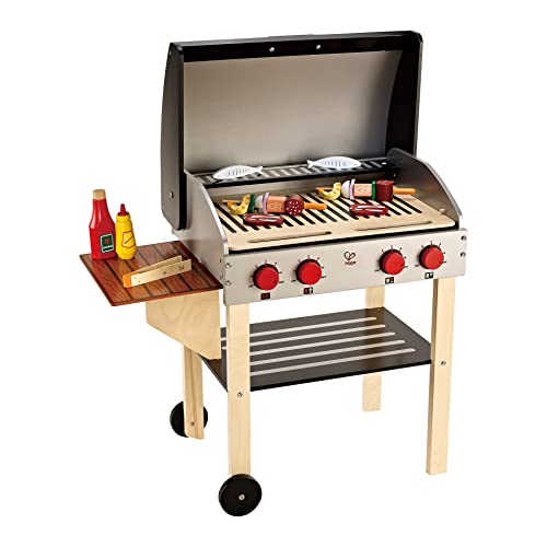 Hape E3127 Gourmet, Spielzeug-Grill aus Holz mit viel tollem Zubehör, ab 3 Jahren, Mehrfarbig Hape E3127 Gourmet, Spielzeug-Grill aus Holz mit viel tollem Zubehör, ab 3 Jahren, Mehrfarbig von Hape