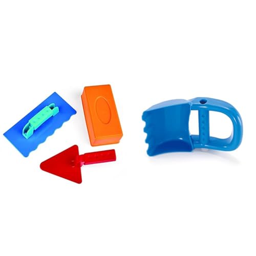 Hape E4064 Maurermeister-Set, Mittel & E4019 - Handbagger, Sandspielzeug, blau Hape E4064 Maurermeister-Set, Mittel & E4019 - Handbagger, Sandspielzeug, blau von Hape