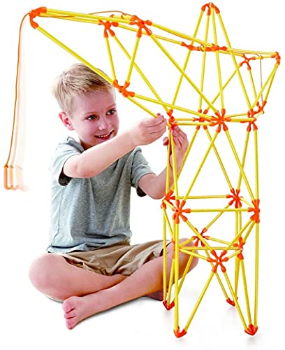 Hape E5562 Flexistix Truss Crane Construction Set Made From Bamboo - Building Toys von Hape