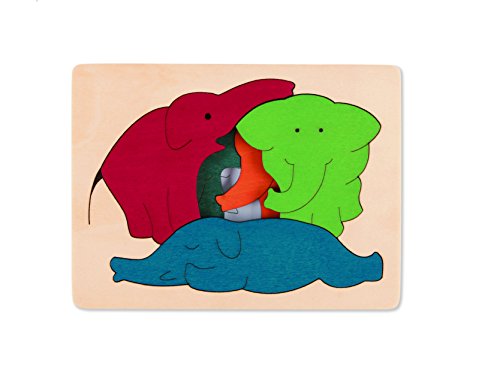Hape E6509 Georg Luck Puzzle, Mehrfarbig Hape E6509 Georg Luck Puzzle, Mehrfarbig von Hape