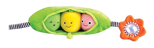 Hape Erbsenschote, sensorisches Spielzeug für Kinder, mit vielen Geräuschen und Texturen, zum Aufhängen am Kinderwagen Hape Erbsenschote, sensorisches Spielzeug für Kinder, mit vielen Geräuschen und Texturen, zum Aufhängen am Kinderwagen von Hape