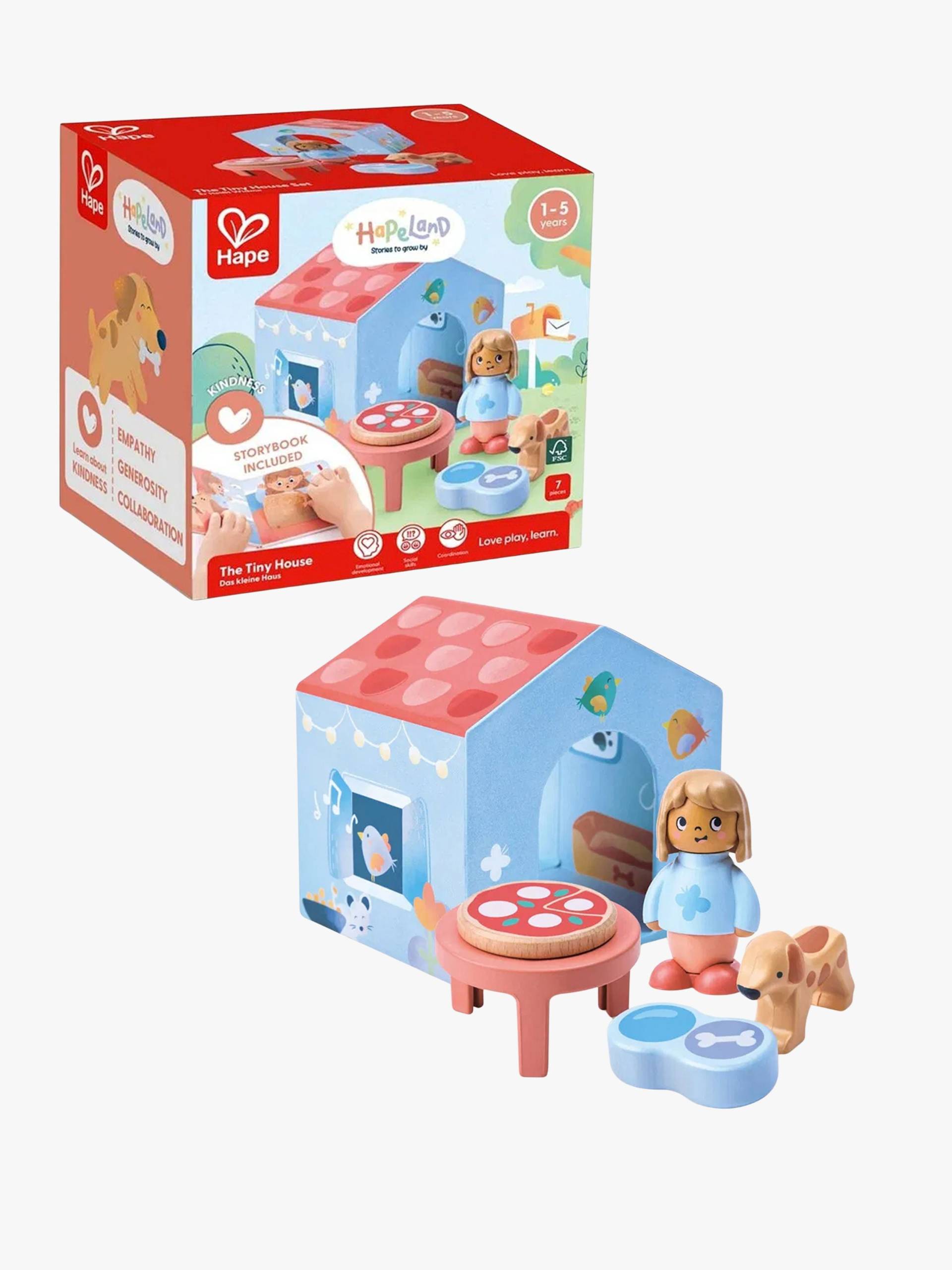 Hape Geschichtenbuch mit Spielset The Tiny House von Hape