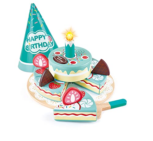 Hape Interaktive Geburtstagstorte, zum Schneiden, Torte spielt EIN Geburtstagslied, Jubel und Applaus, ab 3 Jahren, E3180 Hape Interaktive Geburtstagstorte, zum Schneiden, Torte spielt EIN Geburtstagslied, Jubel und Applaus, ab 3 Jahren, E3180 von Hape