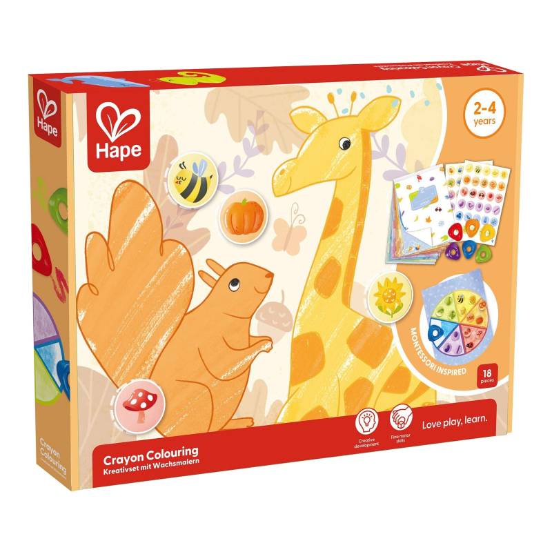 Hape Kreativset mit Wachsmalern Hape Kreativset mit Wachsmalern von Hape