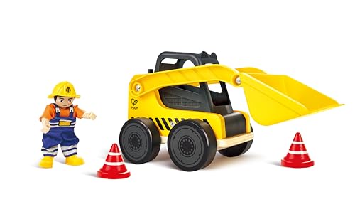 Hape Ladespielzeug für Kinder, große flexible Schaufel und Baustellenzubehör, geeignet ab 3 Jahren Hape Ladespielzeug für Kinder, große flexible Schaufel und Baustellenzubehör, geeignet ab 3 Jahren von Hape