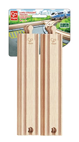Hape Lange Eisenbahnschienen Holz 4 Stück, E3779, Natur Hape Lange Eisenbahnschienen Holz 4 Stück, E3779, Natur von Hape