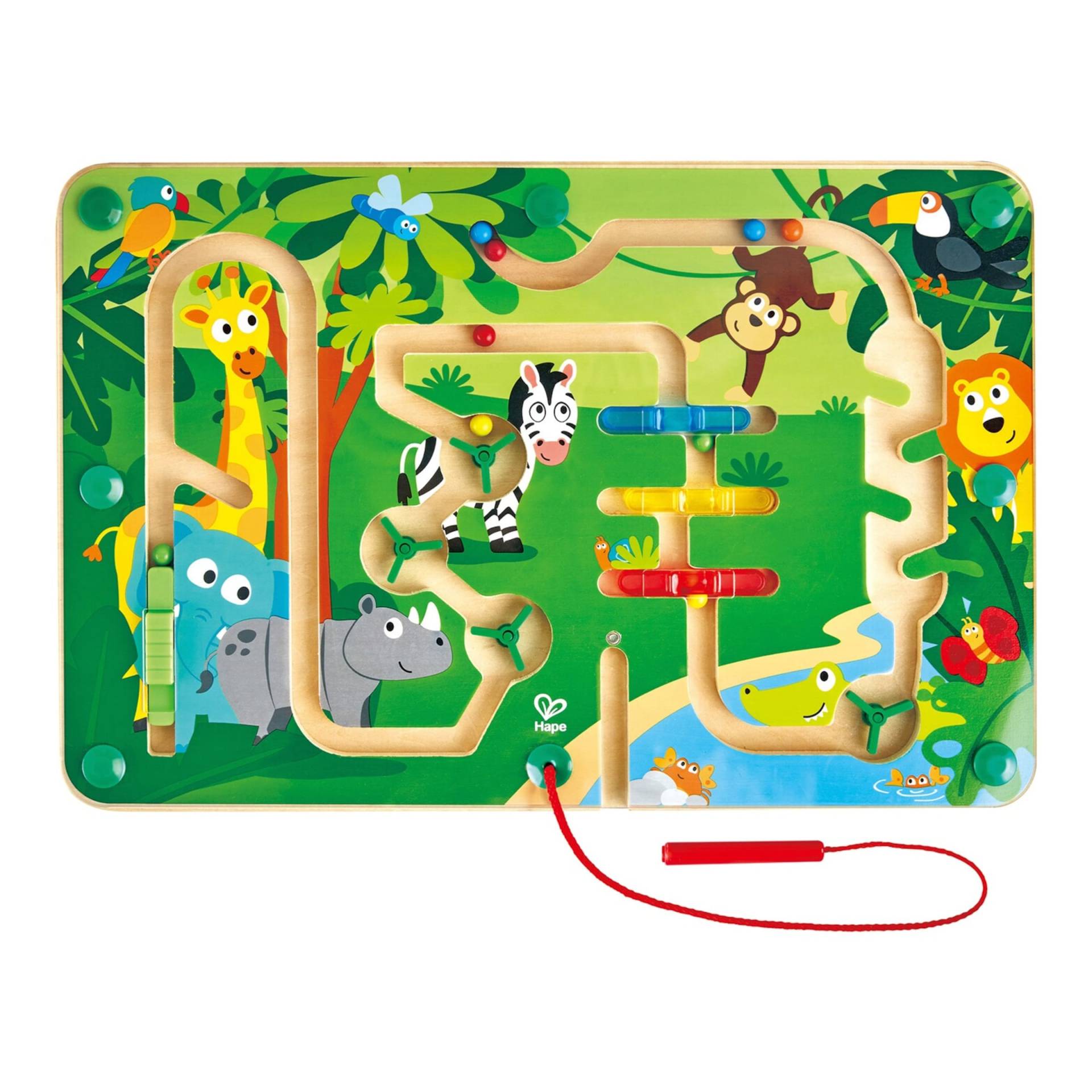 Hape Magnetspiel Dschungel-Labyrinth von Hape