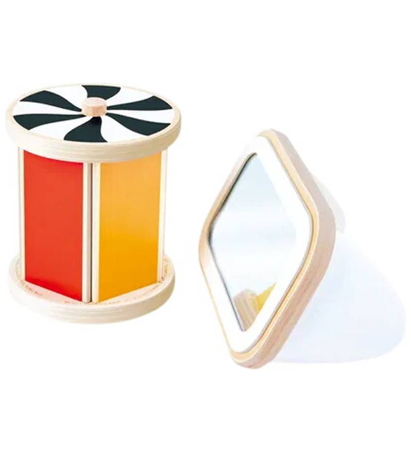 Hape Motorikspielzeug - Drehende Trommel m. Spiegel - Hape - One Size - Motorikspielzeug Hape Motorikspielzeug - Drehende Trommel m. Spiegel - Hape - One Size - Motorikspielzeug von Hape