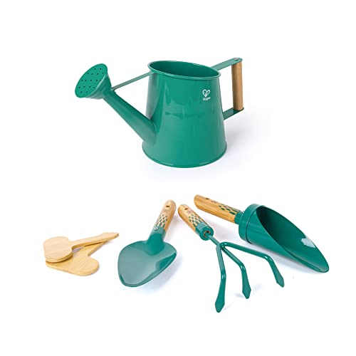 Hape Nature Fun Gartenwerkzeug-Set mit Gießkanne, Kelle, Harke und Schaufel, ab 4 Jahre Hape Nature Fun Gartenwerkzeug-Set mit Gießkanne, Kelle, Harke und Schaufel, ab 4 Jahre von Hape