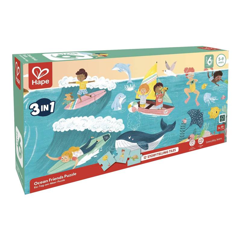 Hape Puzzle Ein Tag am Meer 48 Teile Hape Puzzle Ein Tag am Meer 48 Teile von Hape
